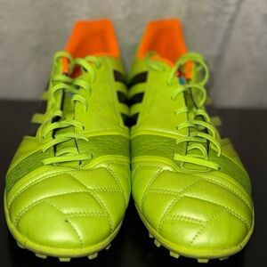 Adidas Nitrocharge 3.0 Turf Shoes Indoor Soccer Cleats Mens 11 1/2 green yellow